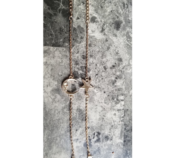 Gold plated Moon & Star bracelets - Picture 3 of 3